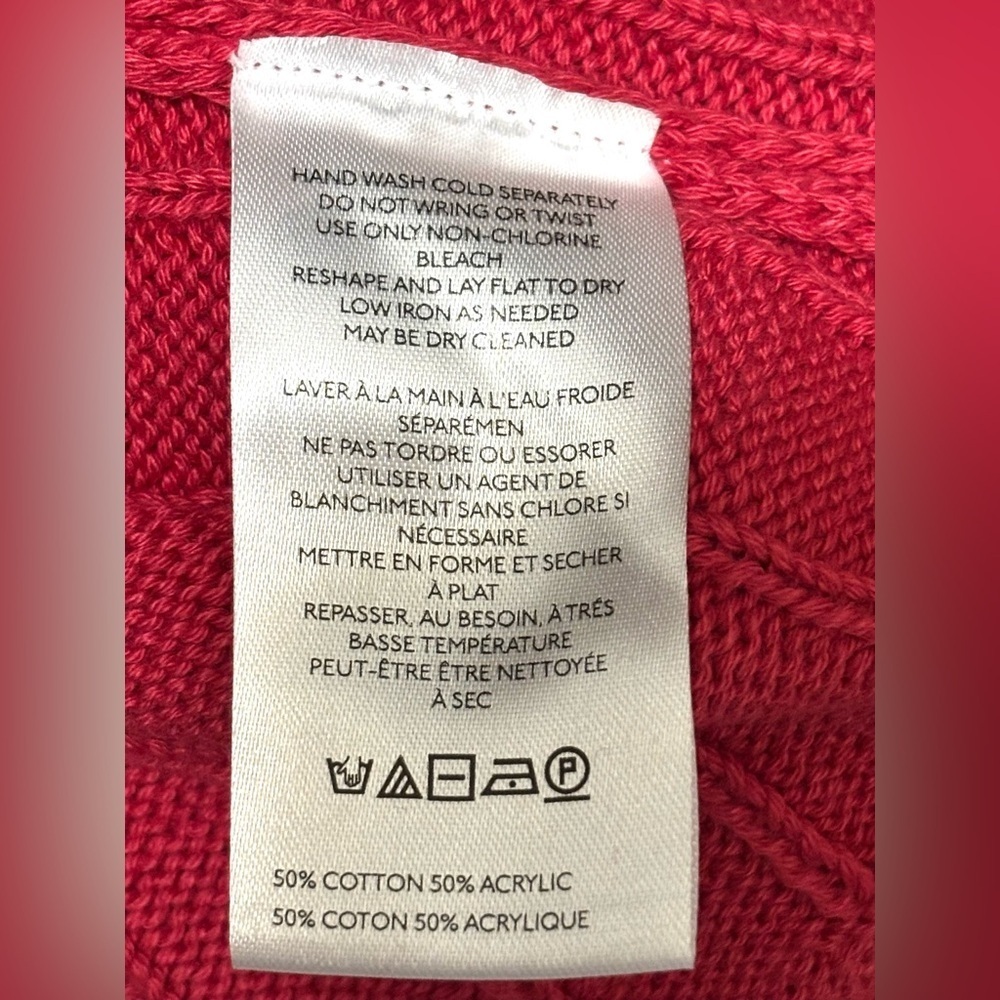 BDG Urban Outfitters Emmett Cable Knit Asymmetric Pullover Sweater Size Medium - Picture 11 of 12